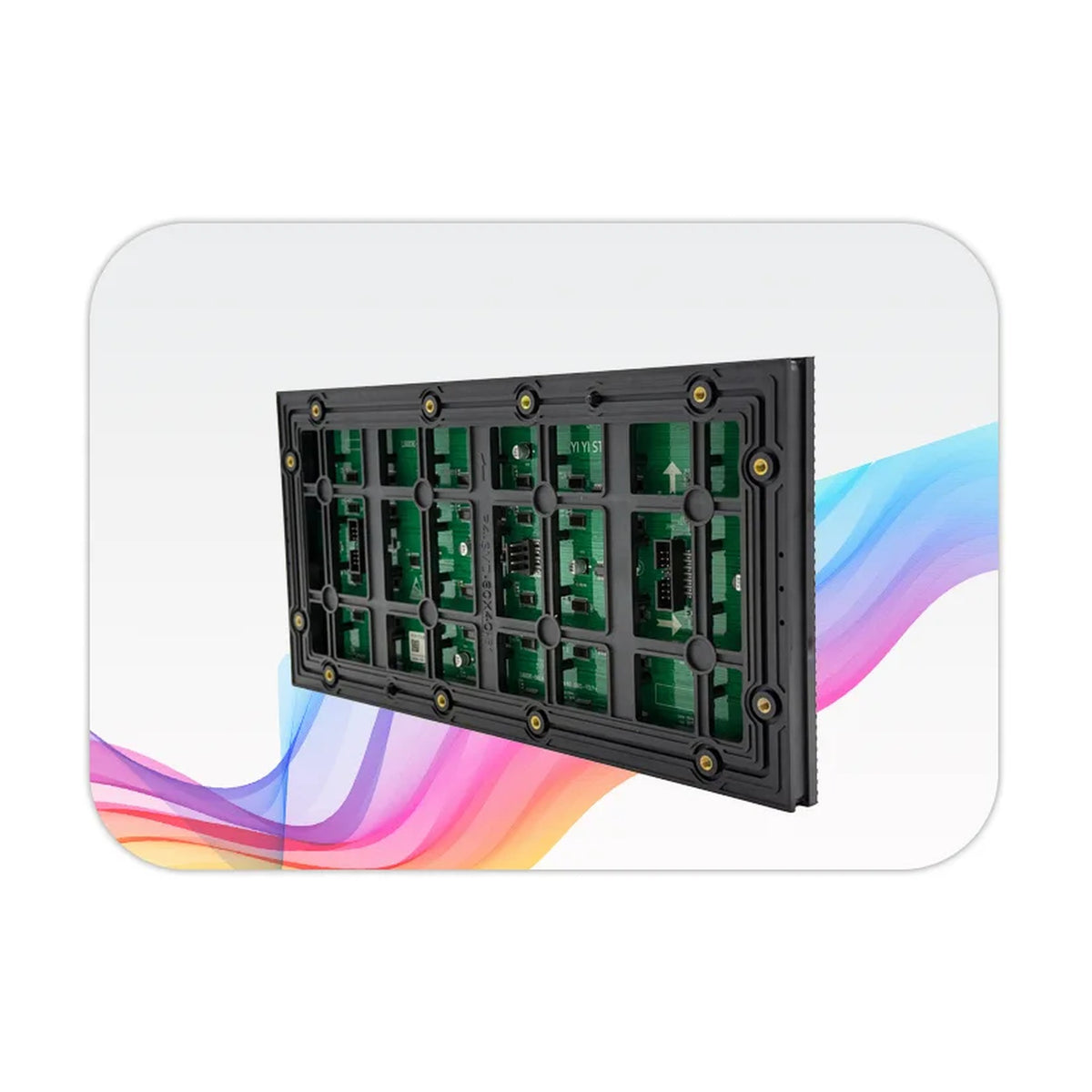 NXTIONSTAR P4 dış mekân LED modül, arka kasa ve bağlantı detayları